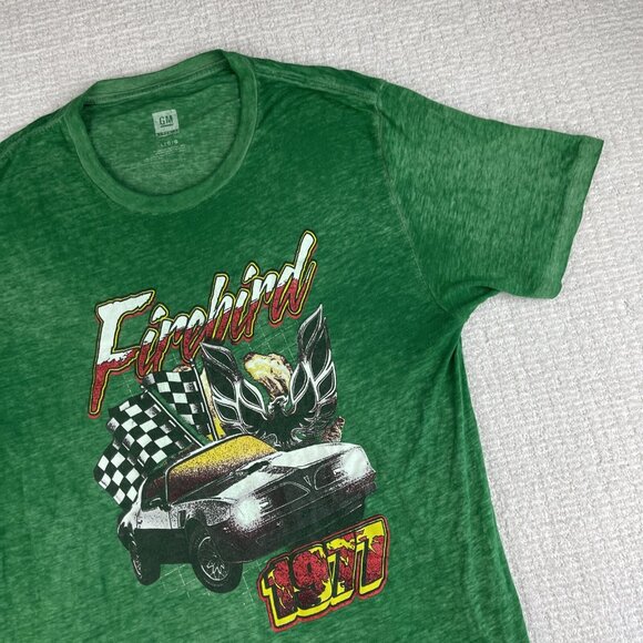 1977 Pontiac Firebird Green Printed GM T-Shirt Men’s Size L - Picture 2 of 16